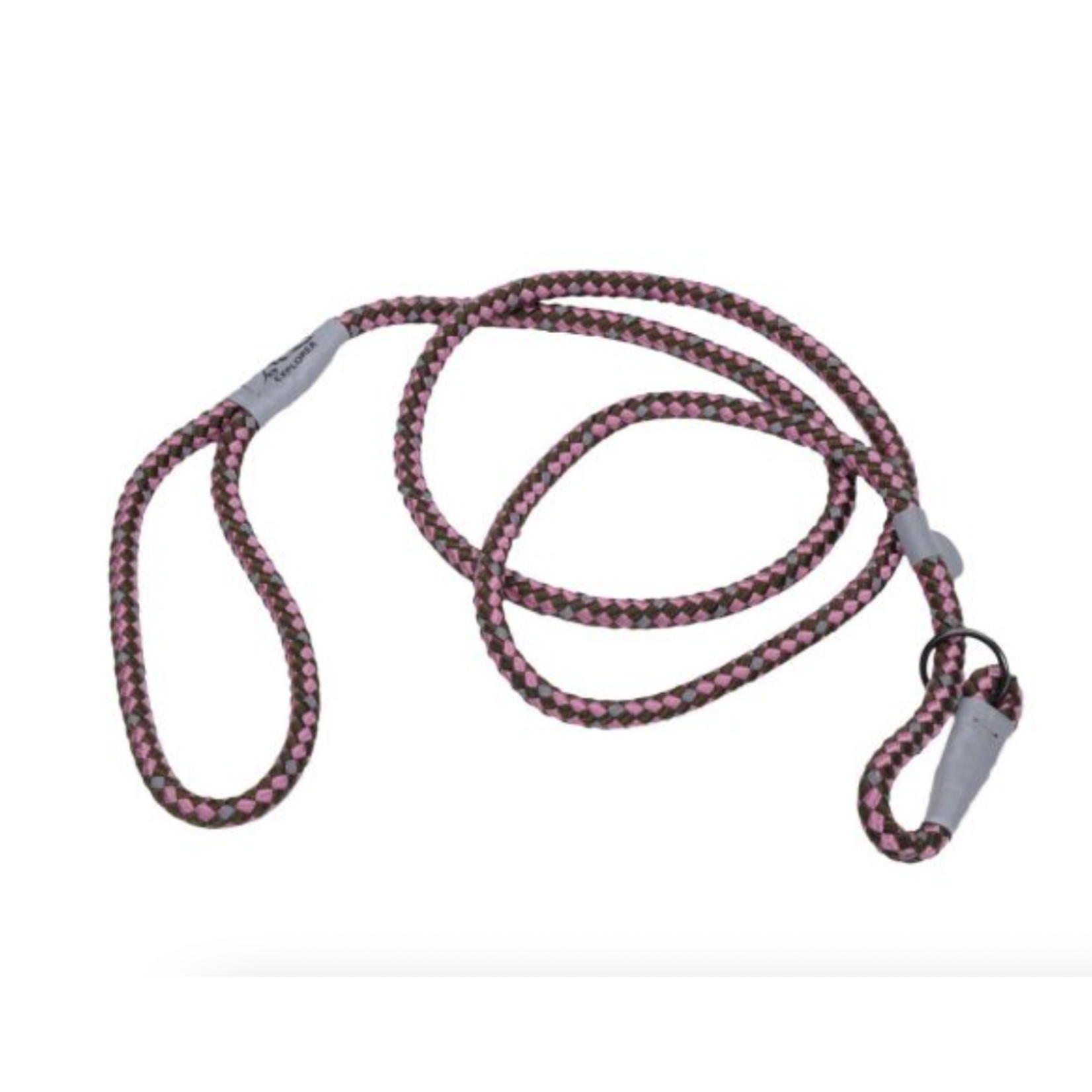 COASTAL K9 Explorer Reflective Braided Rope Slip Leash Rosebud Dog 1pc 6ft