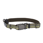 COASTAL K9 Explorer Reflective Adjustable Collar Fern Dog 1pc 5/8x10-14in
