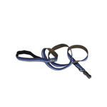 COASTAL K9 Explorer Reflective Leash With Scissor Snap Sapphire Dog 1pc 1inx6ft