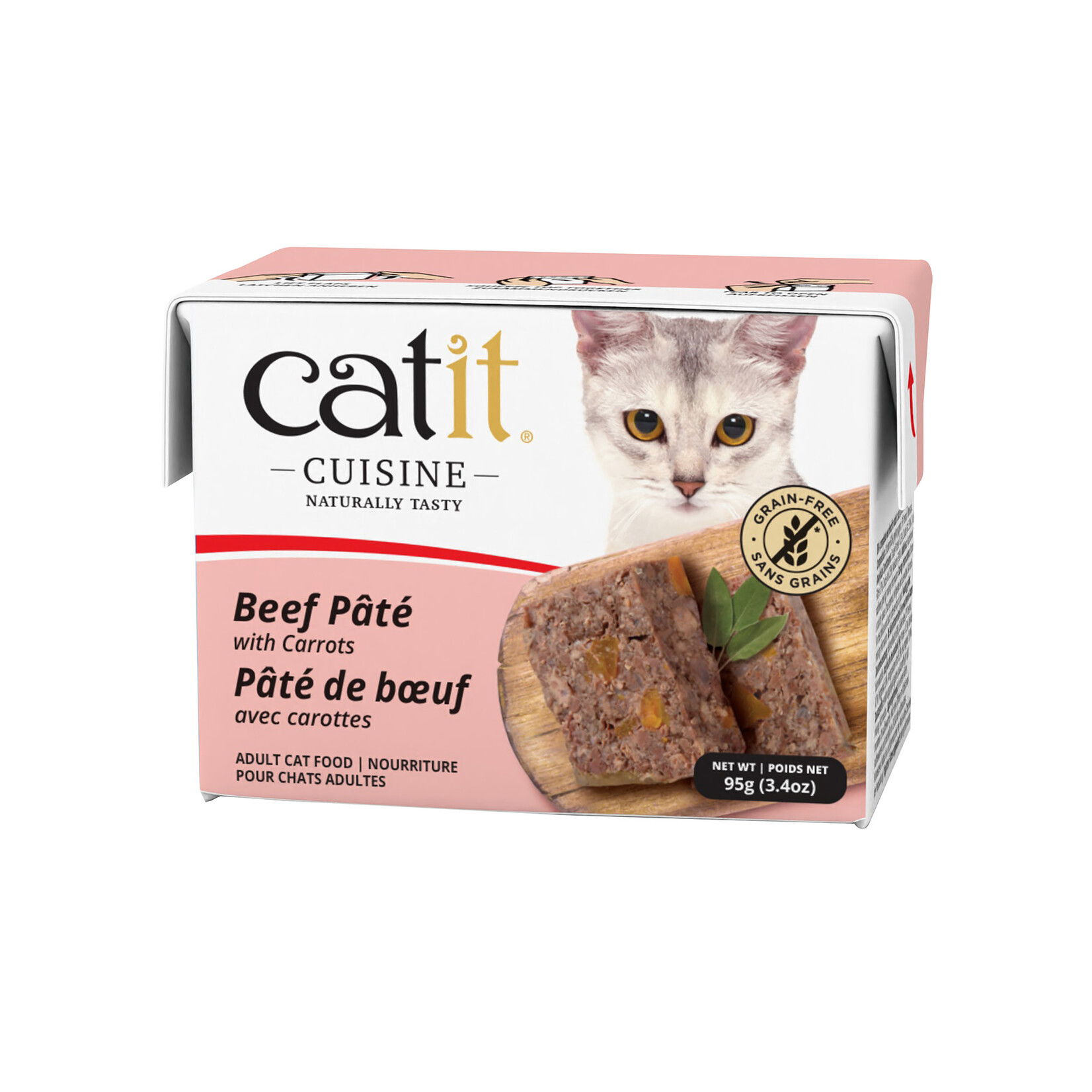 CAT IT Catit Cuisine Beef Pâté with Carrots - 95 g