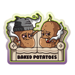 STICKER PACK Cannabis - Baked Potatoes - Sticker - Small
