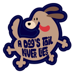 STICKER PACK Dog Tail Never Lies - Sticker - Small