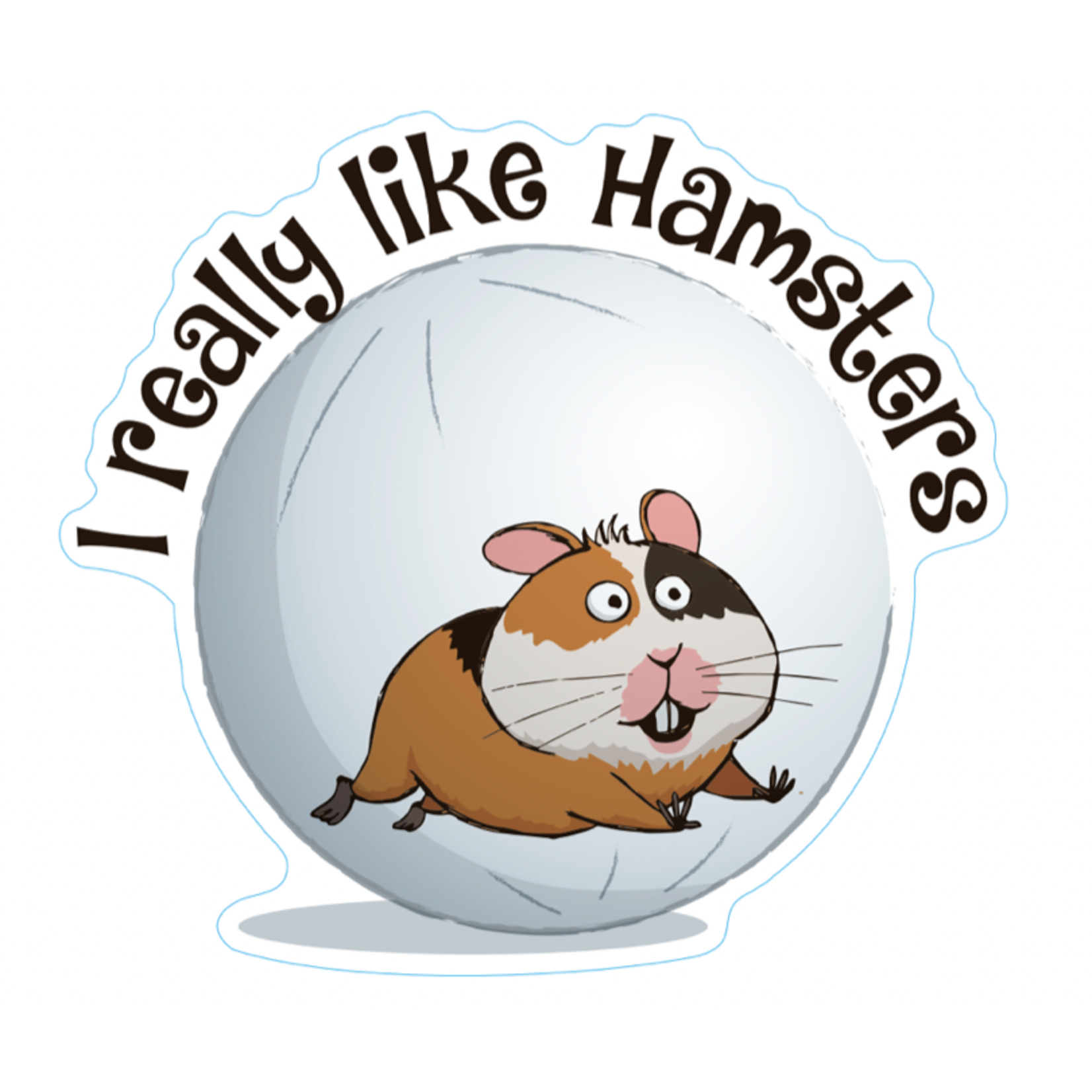 STICKER PACK Pets - I Really Like Hamsters - Sticker - Large