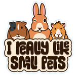 STICKER PACK Pets - I Really Like Small Pets - Sticker - Large