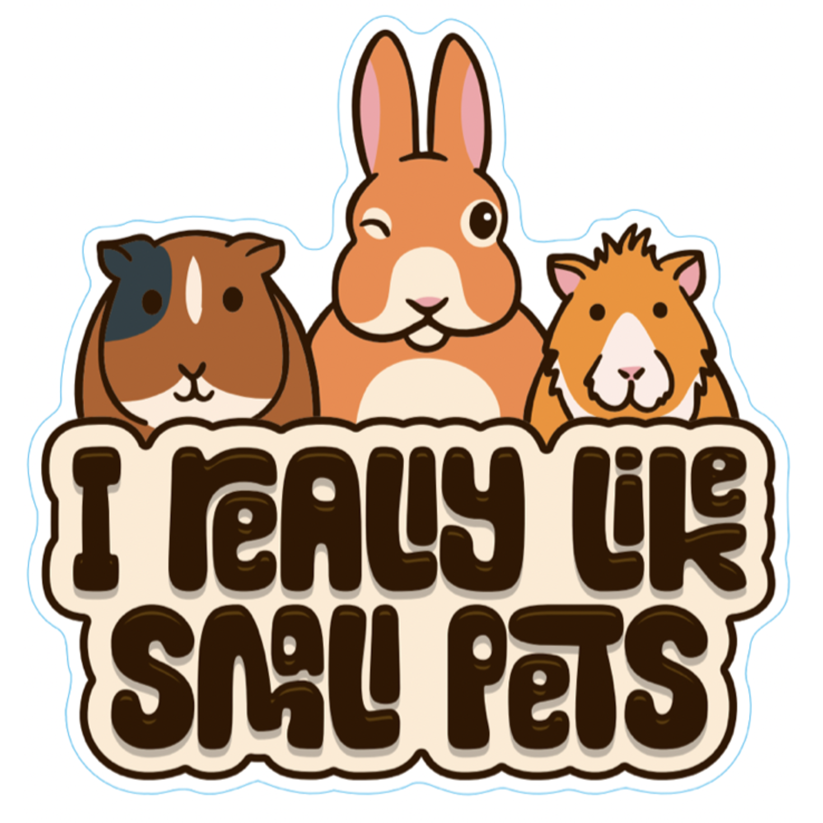 STICKER PACK Pets - I Really Like Small Pets - Sticker - Large