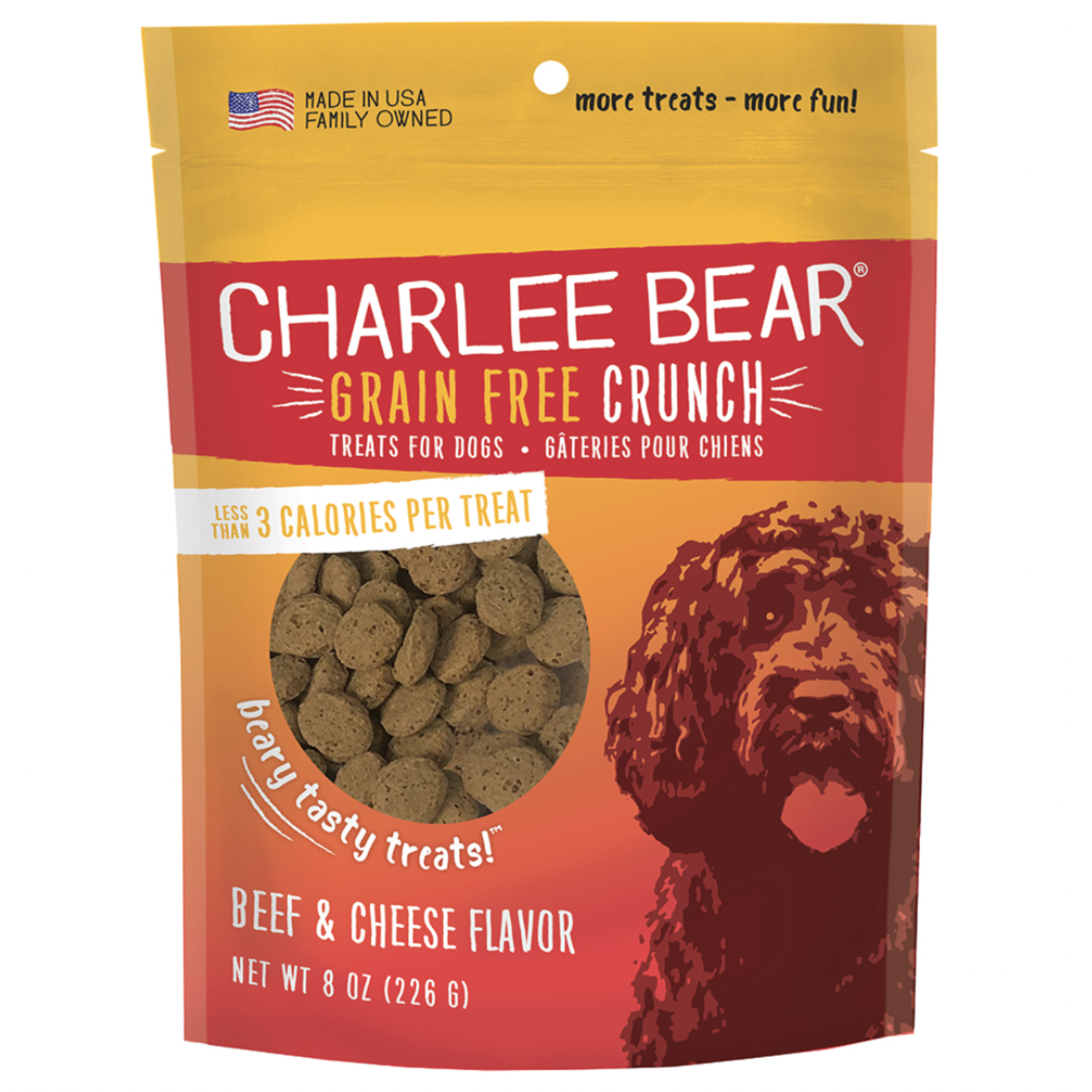 CHARLEE BEAR CHARLEE BEAR Crunch Beef Liver & Cheese 8 oz