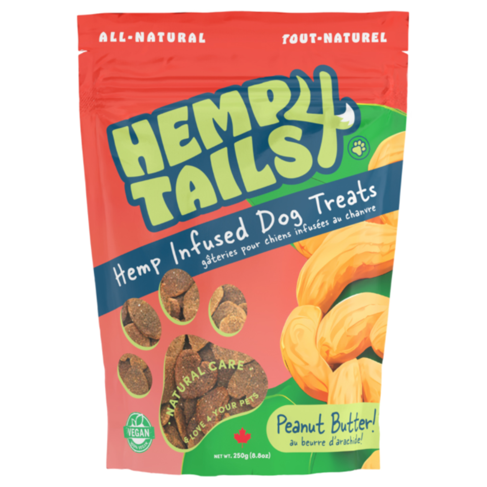 HEMP4TAILS Hemp4Tails HEMP DOG TREATS – PEANUT BUTTER