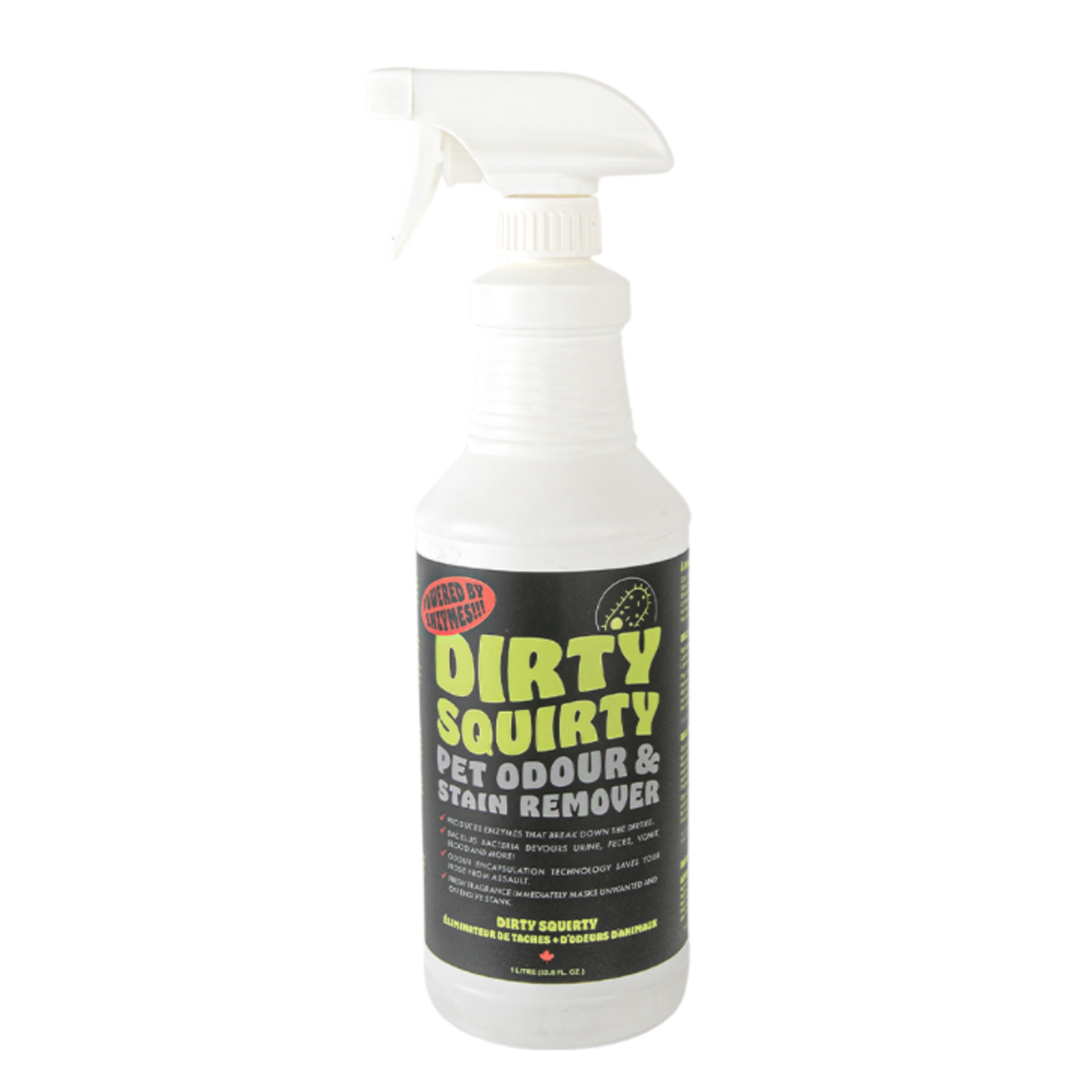 HEMP4TAILS DIRTY SQUIRTY PET ODOUR & STAIN REMOVER – 1 LITRE