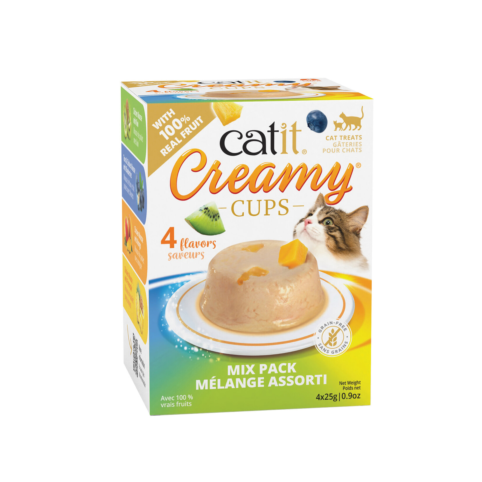 CAT IT Catit Creamy Cups Variety Pack - 4 x 25g