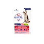 PARAPET K9 Praventa 360 Flea & Tick Treatment - Large Dogs 11 kg to 25 kg - 1 Tube