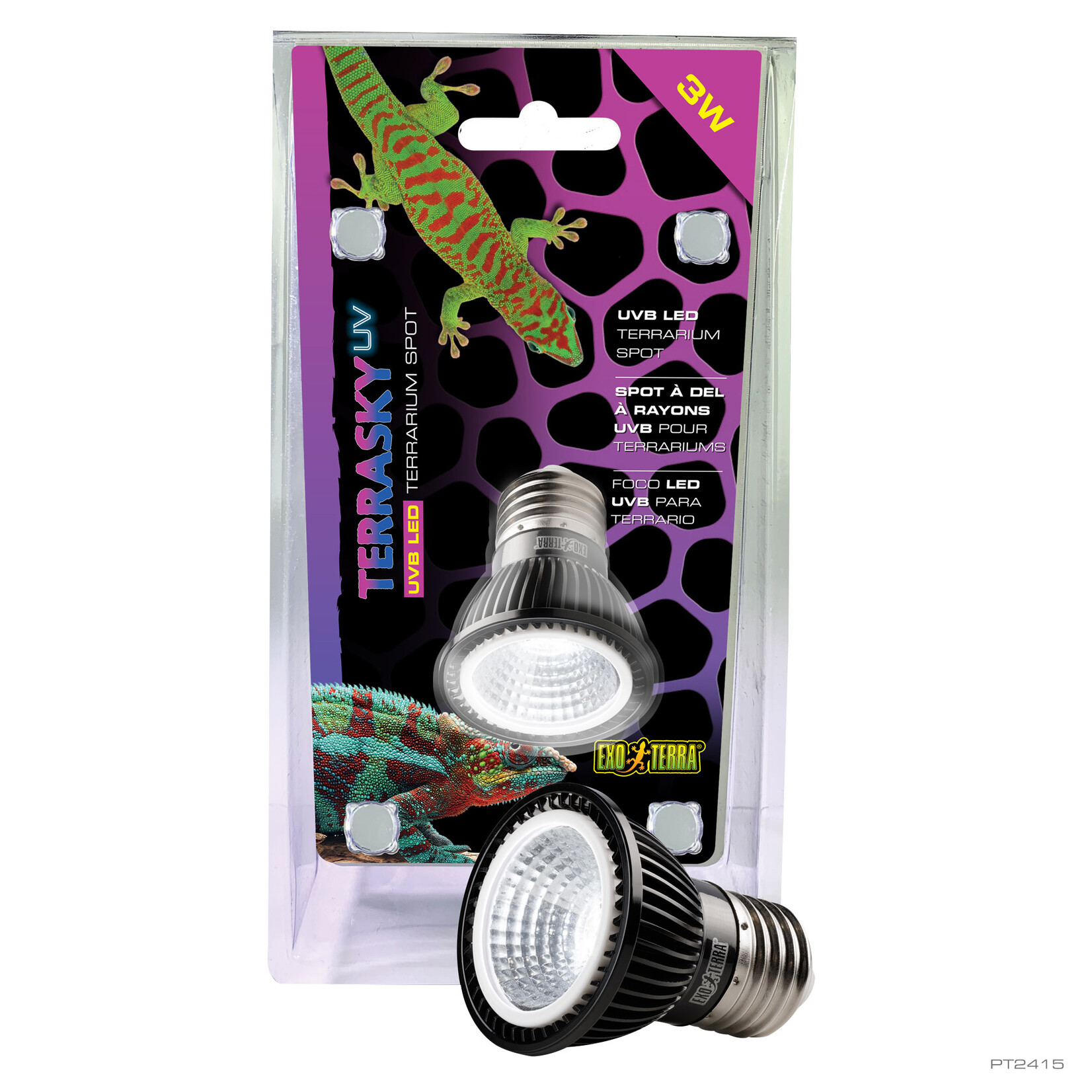 EXO TERRA Exo Terra TerraSkyUV - UVB LED Terrarium Spot - 3W