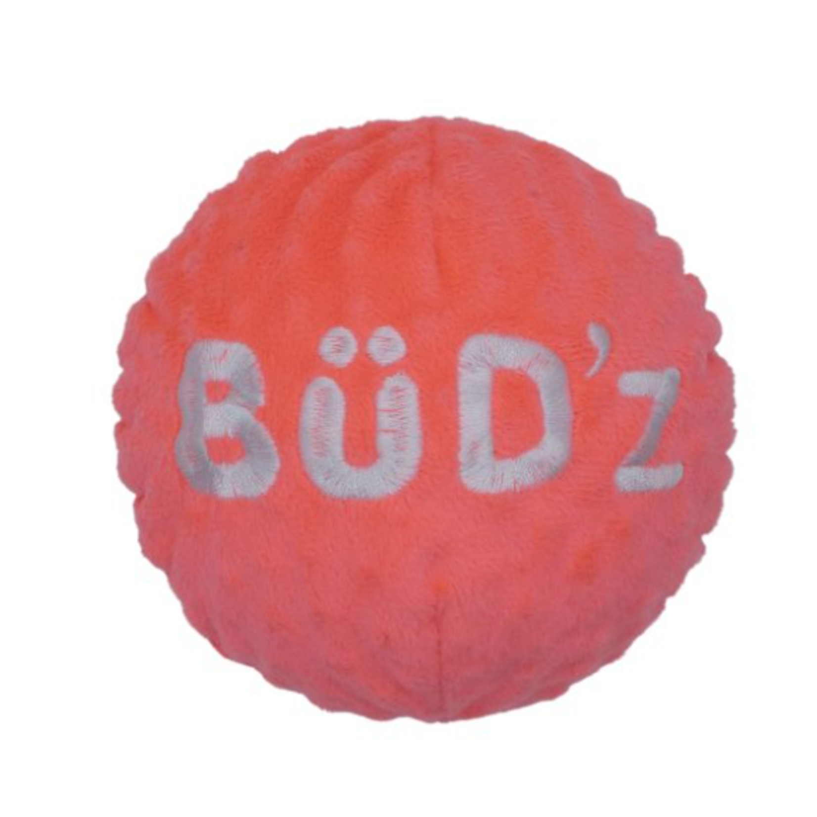 BUD-Z Bud'Z Rubber Dog Toy - Spiked Ball Pink Dog 8in 1pc