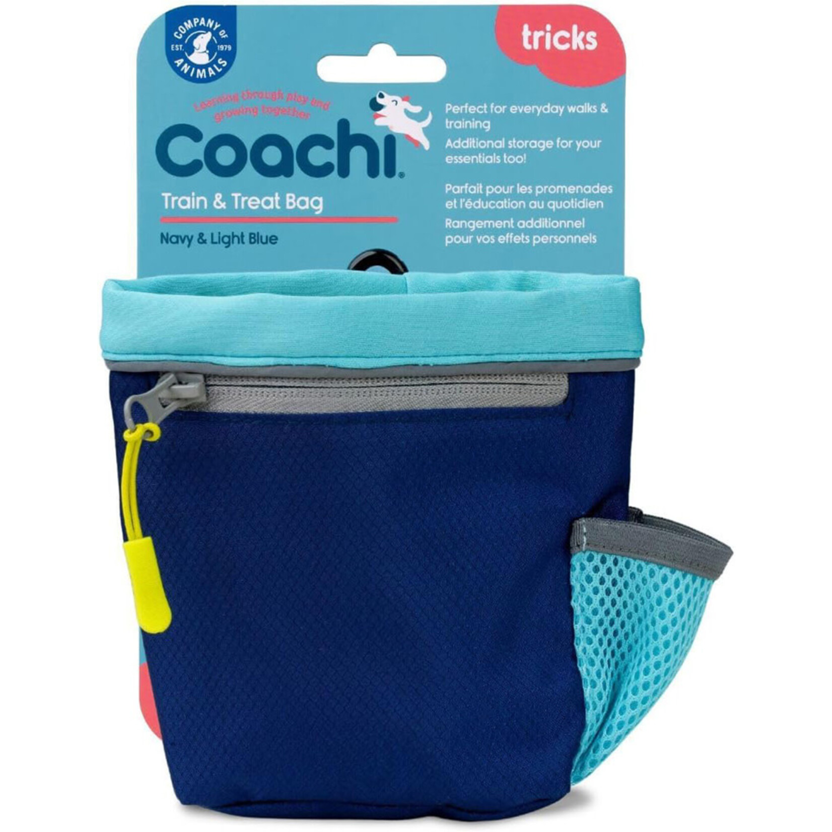 COACHI Coachi Train & Treat Bag Navy/ Light Blue