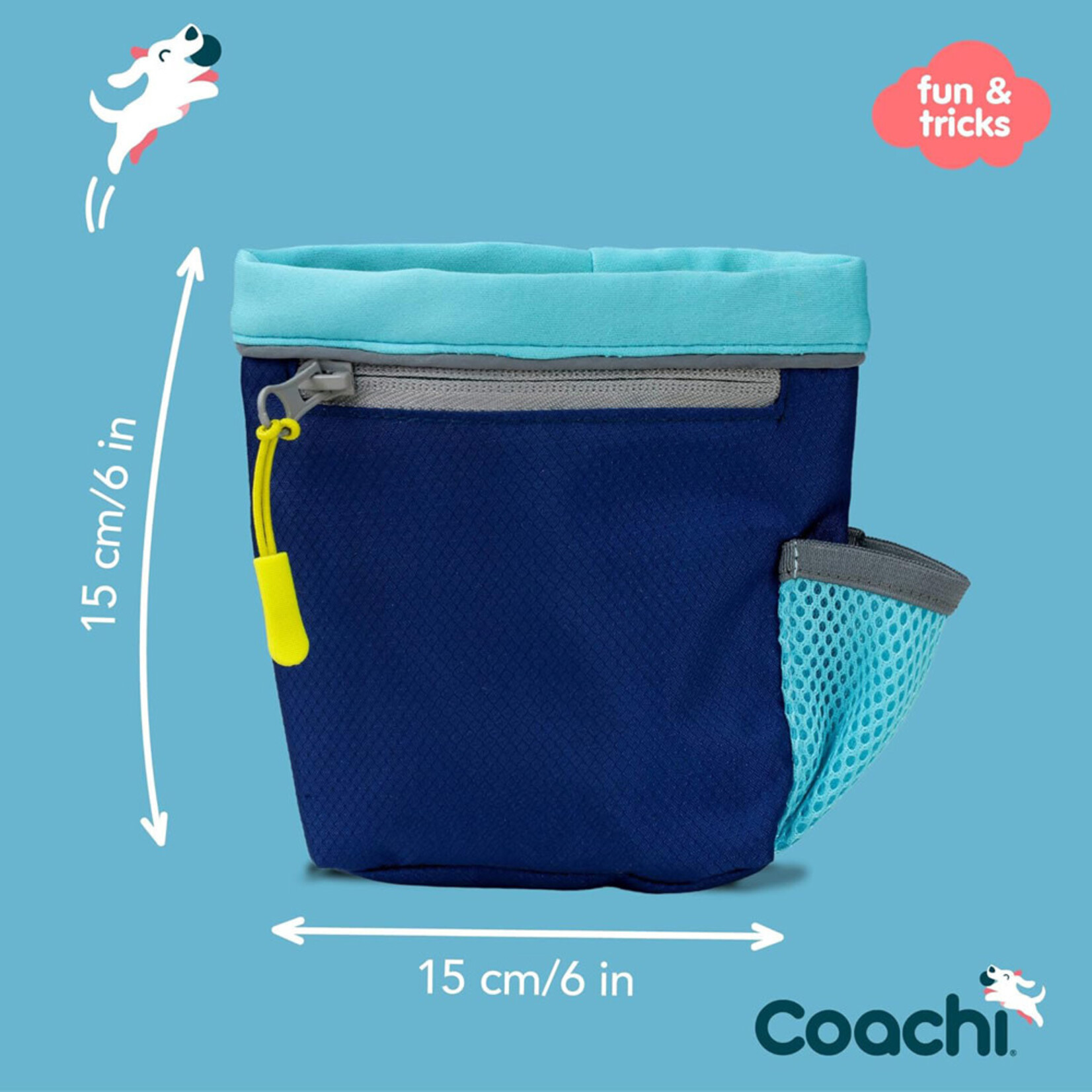 COACHI Coachi Train & Treat Bag Navy/ Light Blue