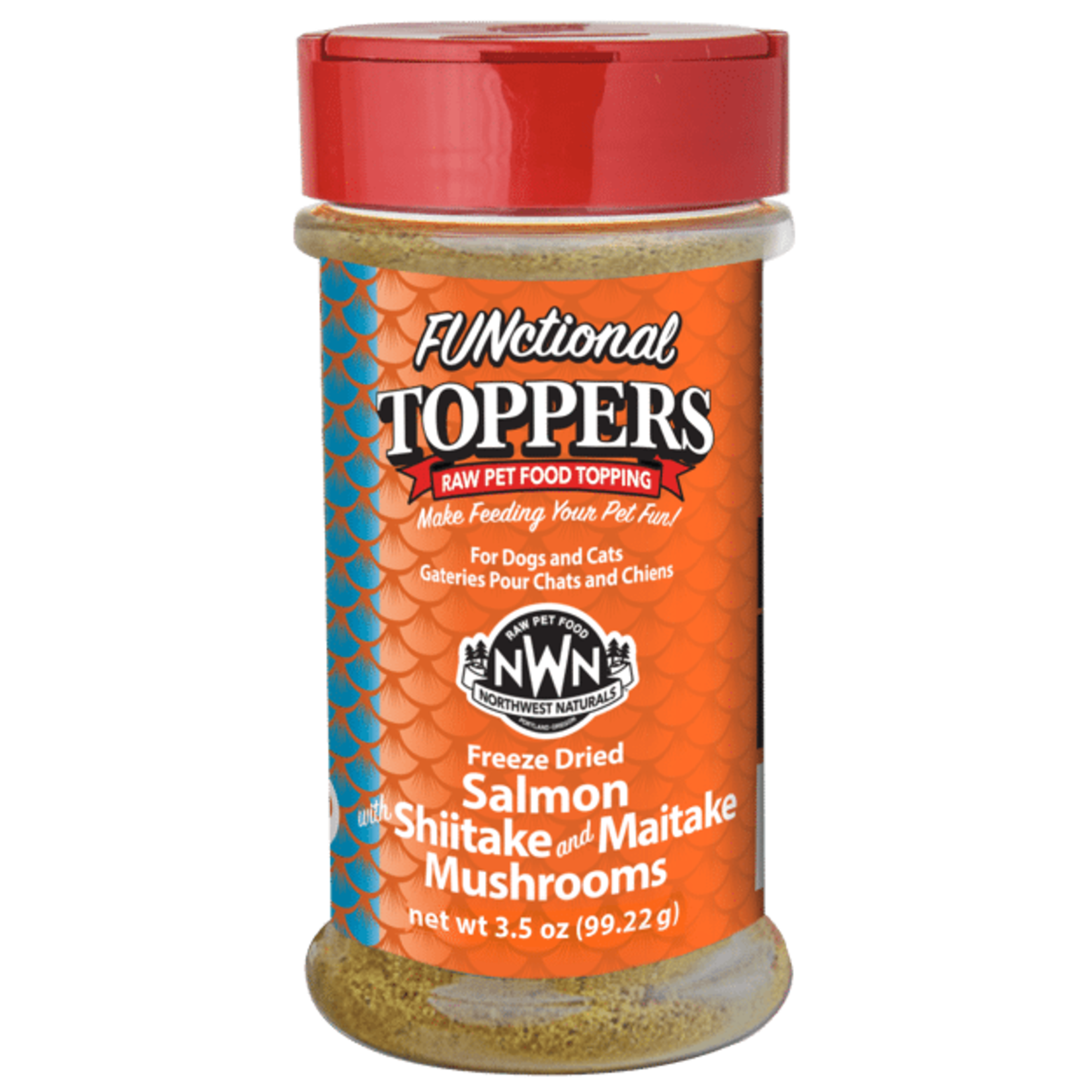 Northwest Naturals Functional Toppers 99g- Salmon w/ Mushrooms