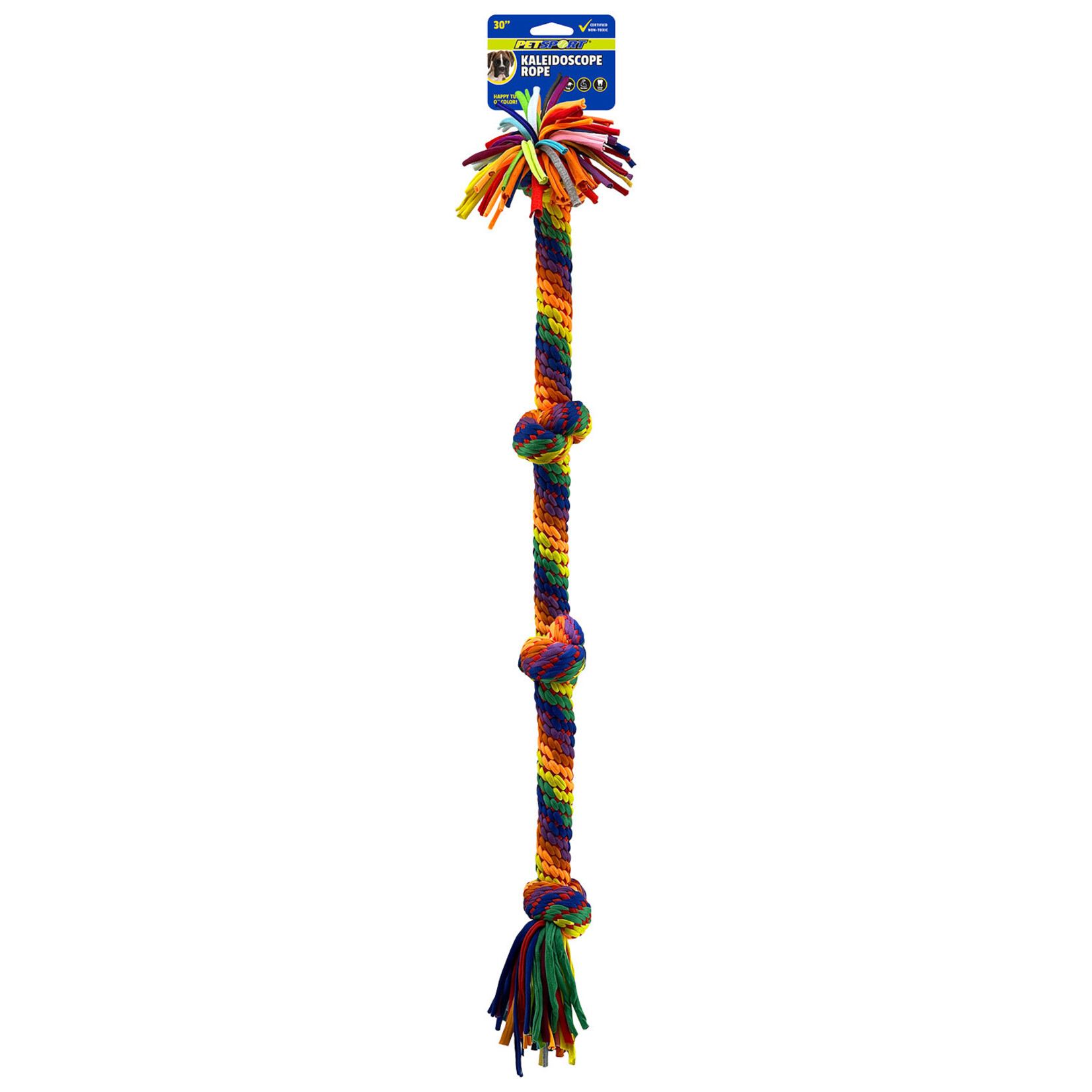 PET SPORT PetSport Kaleidoscope 4 Knot Rope - 30"