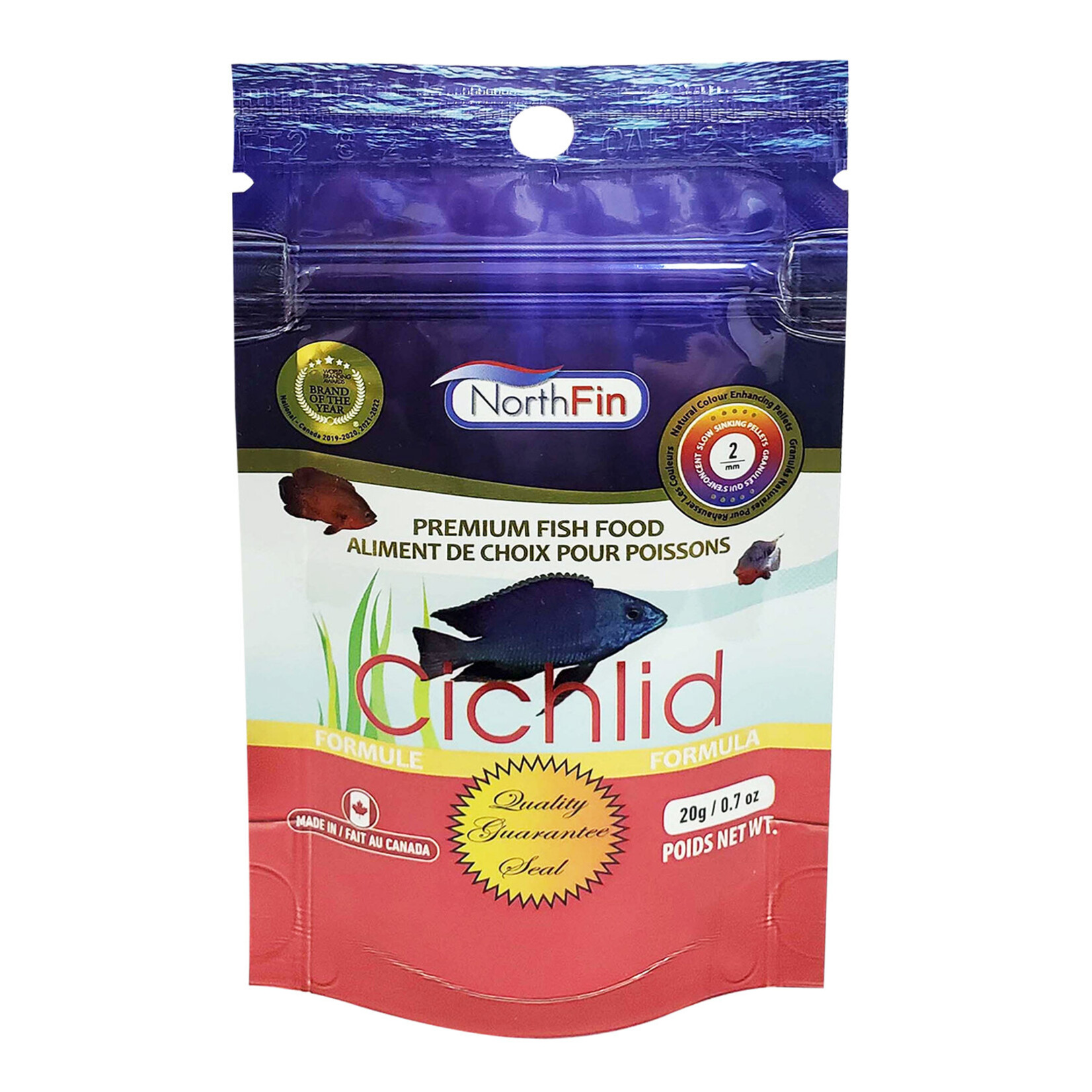NORTH FIN NorthFin Cichlid Formula - 2 mm - 20g