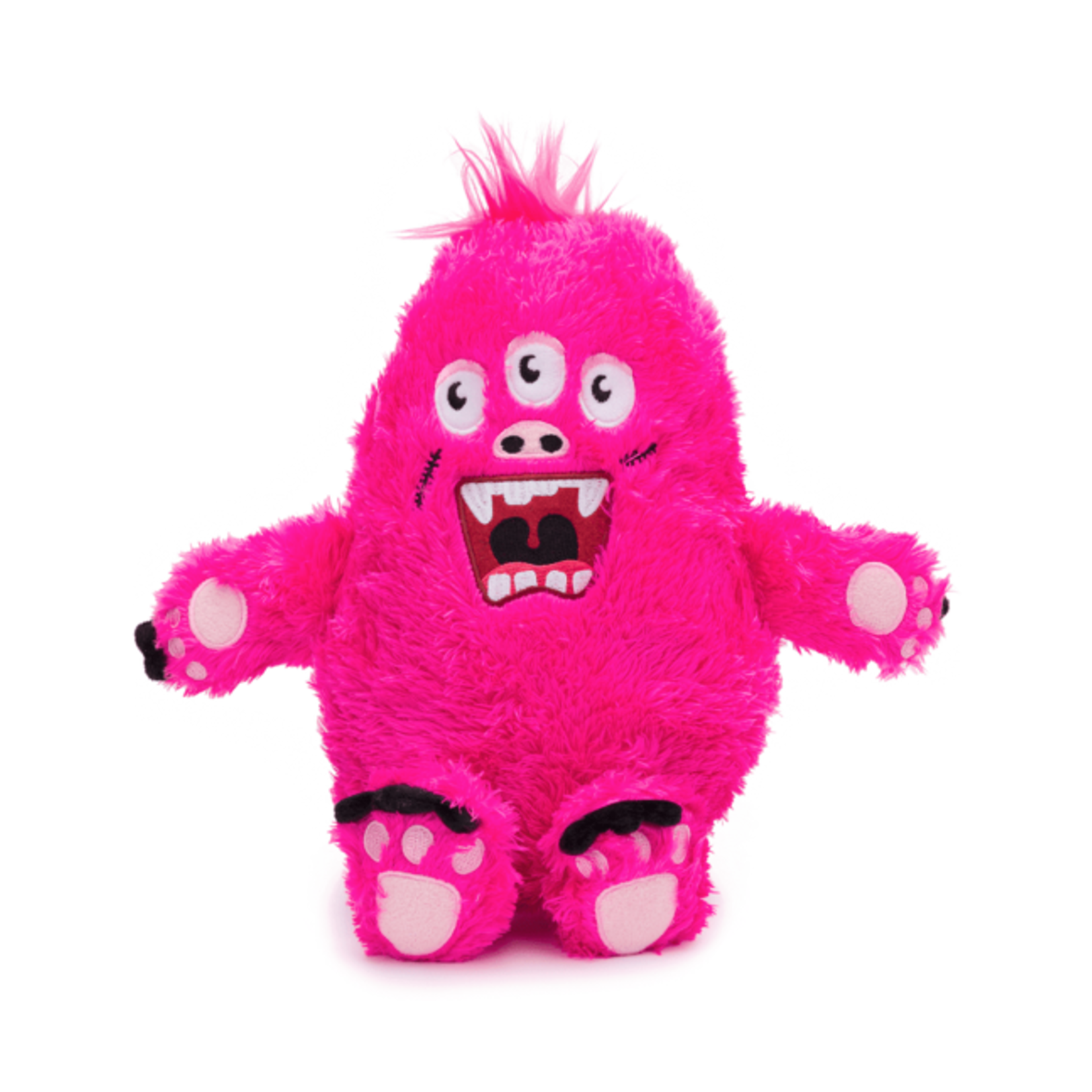 FABDOG Fabdog Fluffy Monster Pink – Large 10" X 16"