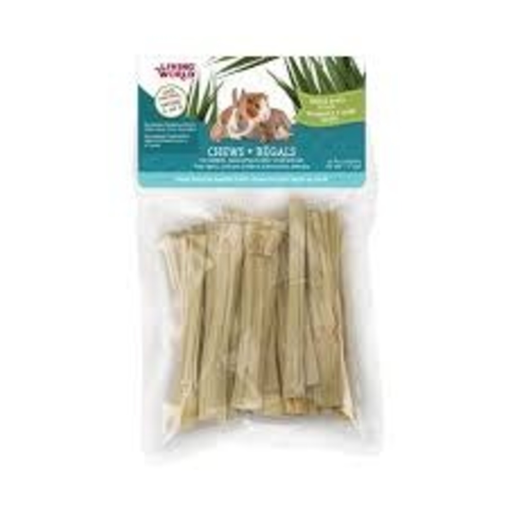 LIVING WORLD Living World Small Animal Chews, Napier Grass Sticks - 20 pack