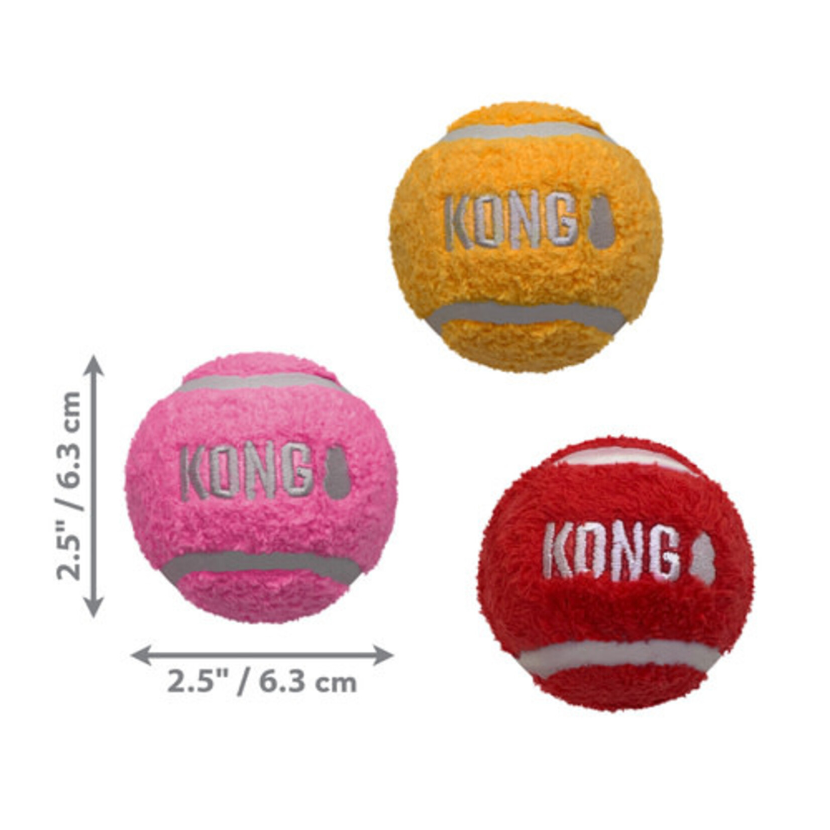 KONG KONG Sport® Softies Ball Assorted Md 1pc