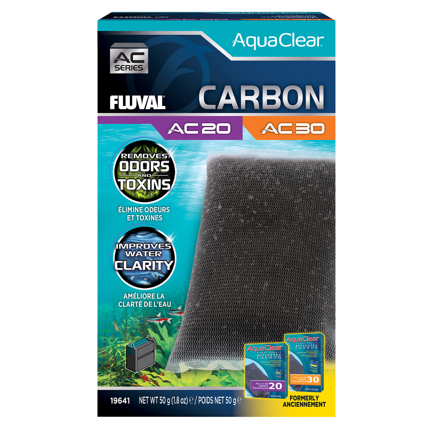 FLUVAL Fluval AquaClear 20/30 Active C Insert - 1 pack - 50 g (1.8 oz)