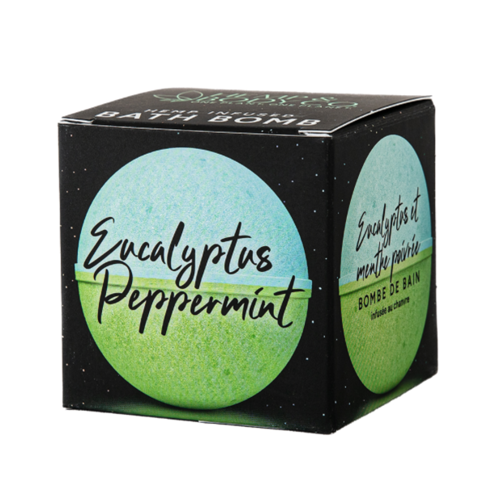 HEMP AND BODY CO. EUCALYPTUS PEPPERMINT BATH BOMB 4 PEOPLE  – 110MG