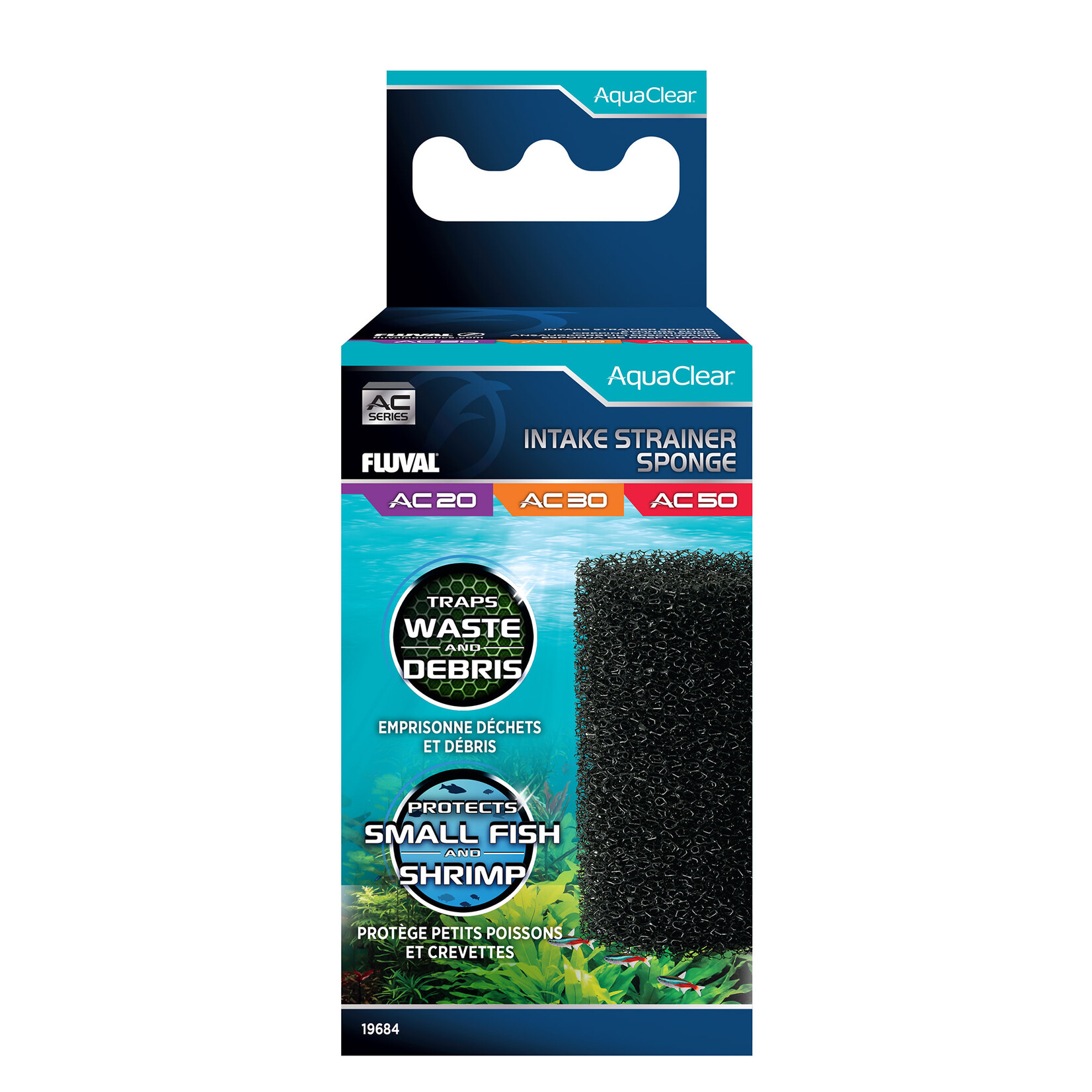 FLUVAL Fluval AquaClear 20/30/50 Intake Strainer Sponge - 1 pack