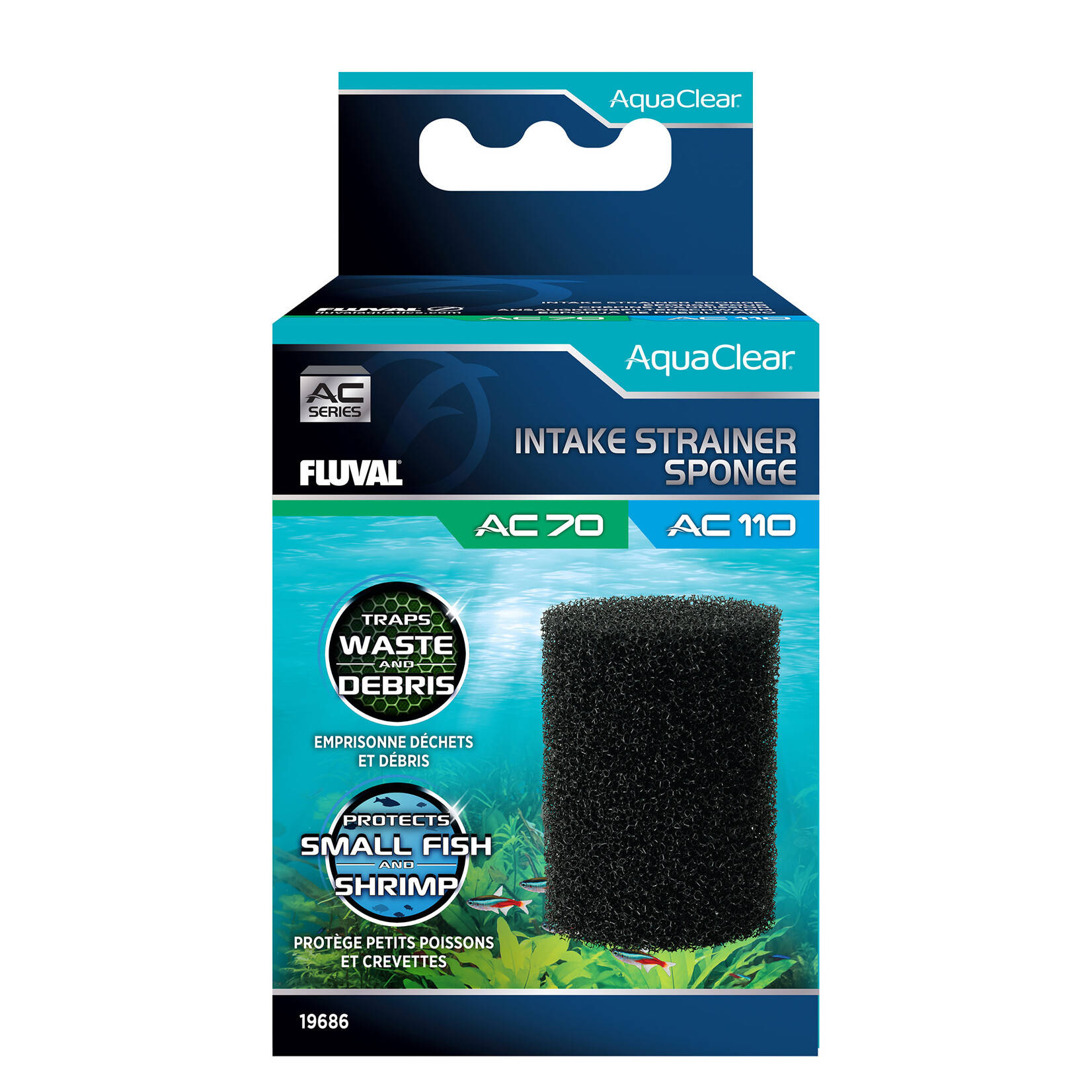 FLUVAL Fluval AquaClear 70/110 Intake Strainer Sponge - 1 pack