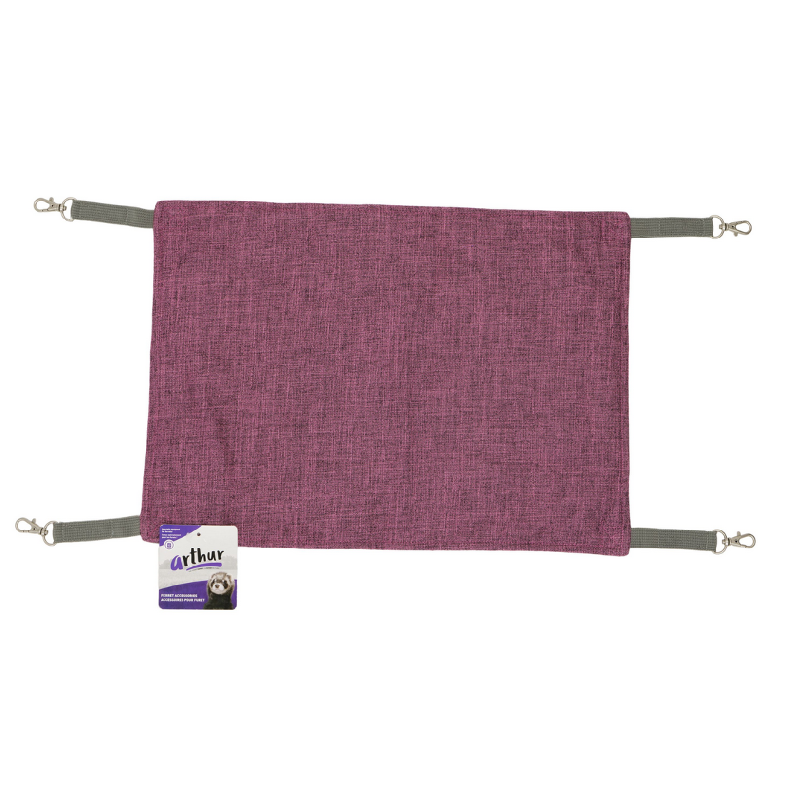 ARTHUR Arthur Ferret Bed - Essential Hammock, Purple 19.5"x14"