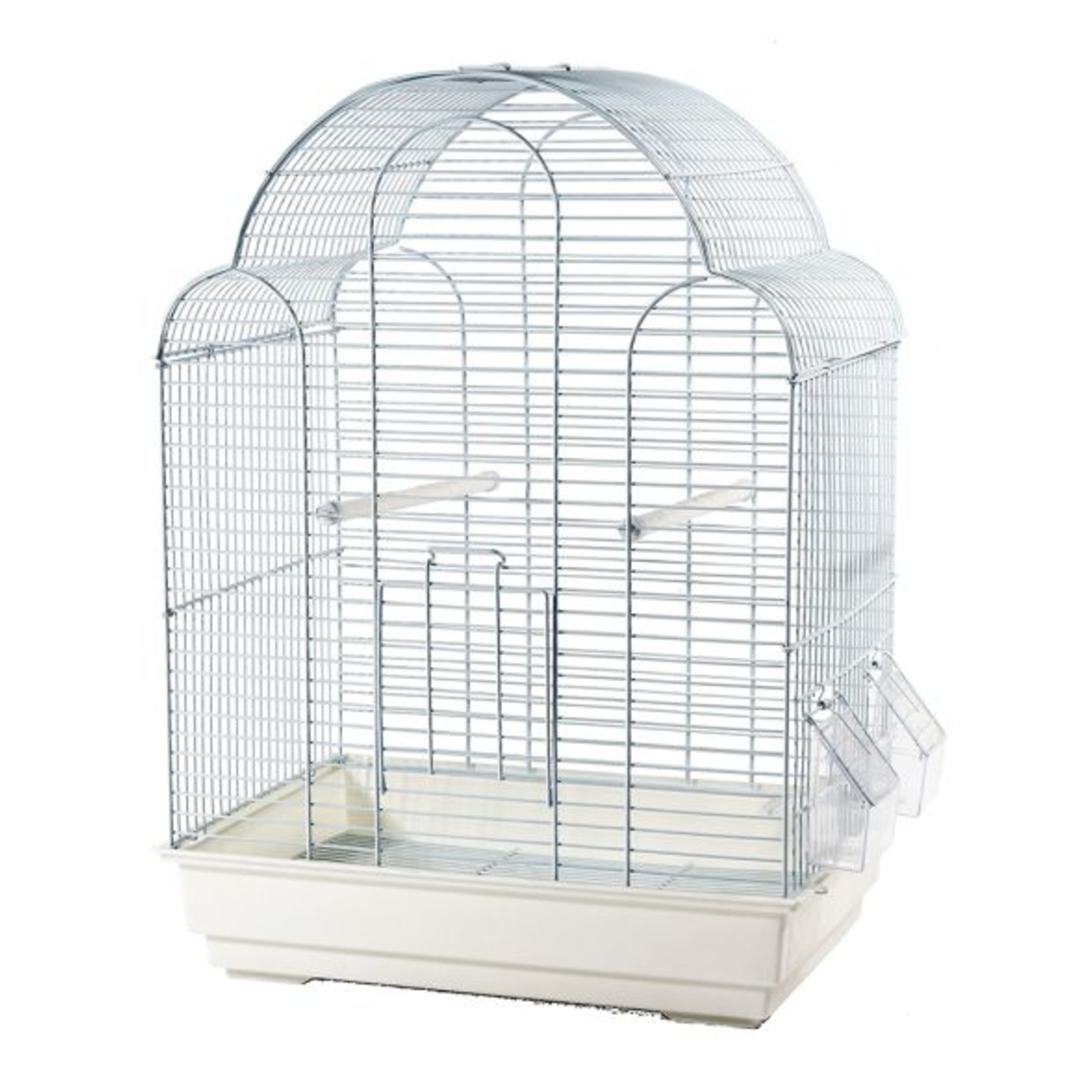 BIRD AND SMALL ANIMAL CAGES Cage Tulipa For Budgies/Finches/Canaries 33x33x56 cm White Bottom