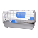 BIRD AND SMALL ANIMAL CAGES Cage Iris For Rabbit 99x69x53cm Gray And Blue