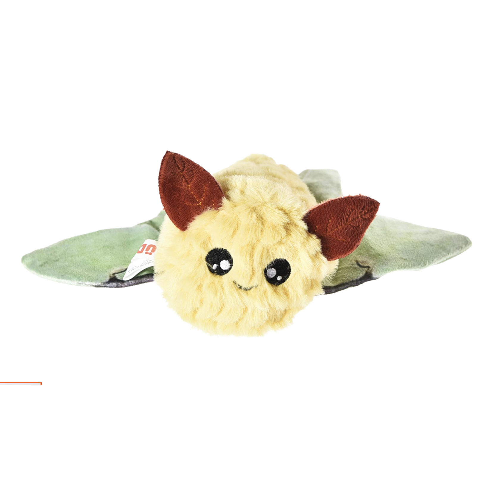 BUD-Z Bud'Z Plush Dog Toy - Yellow Moth Dog 11in