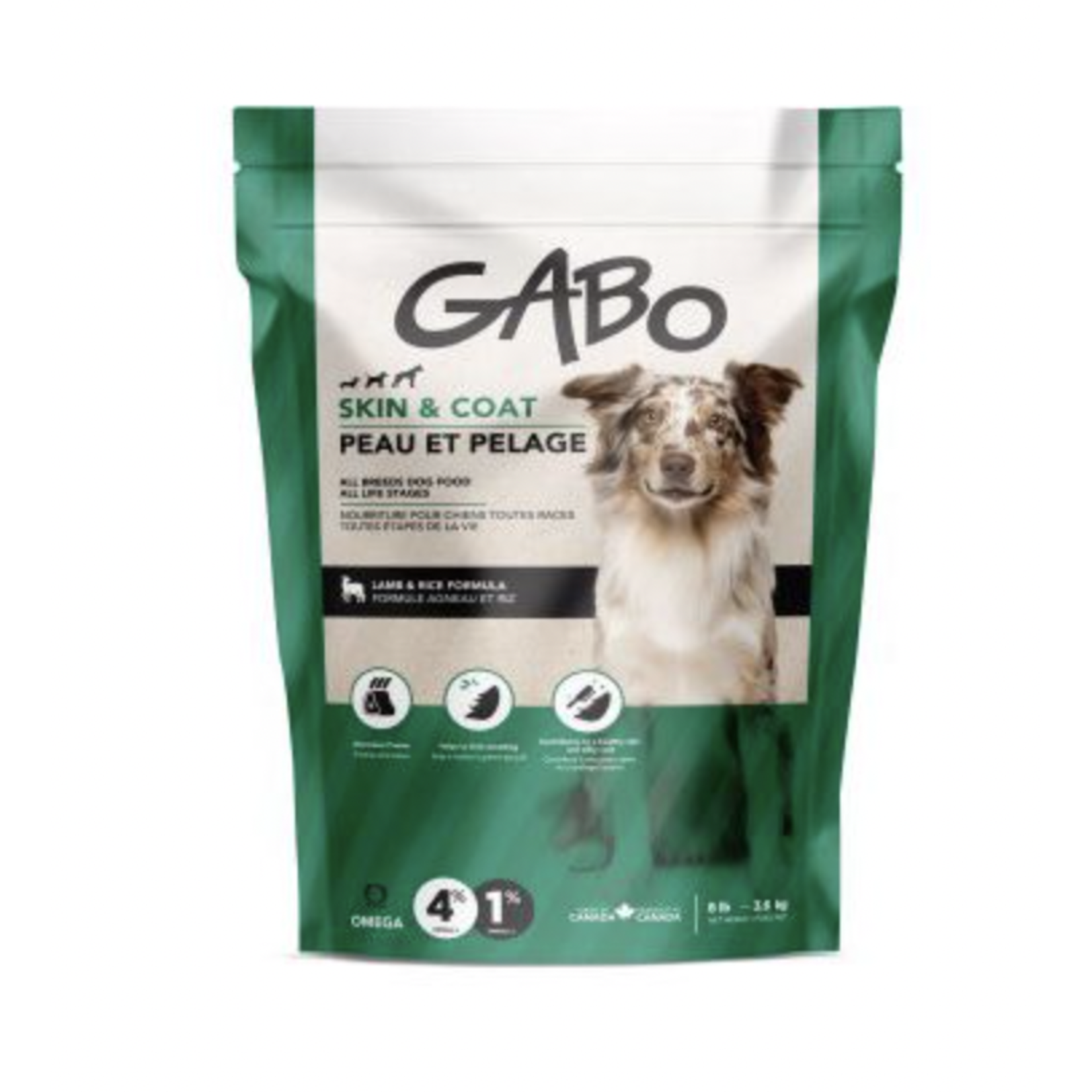 GABO Gabo All Life Stages Skin Coat Lamb Rice Dog 3.6kg