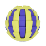 BUD-Z Bud'Z Rubber Astro With Treat Hole Yellow Dog 3in