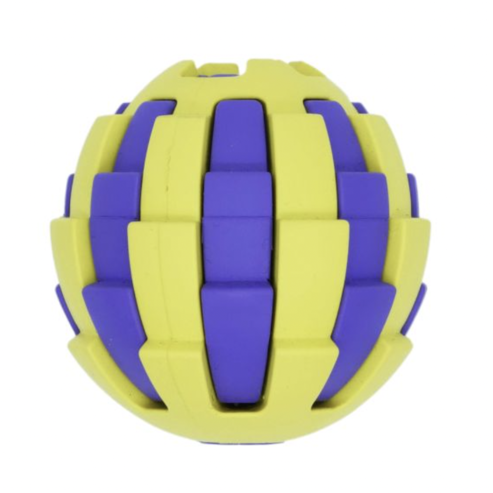 BUD-Z Bud'Z Rubber Astro With Treat Hole Yellow Dog 3in