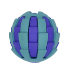 BUD-Z Bud'Z Rubber Astro With Treat Hole Blue Dog 3in