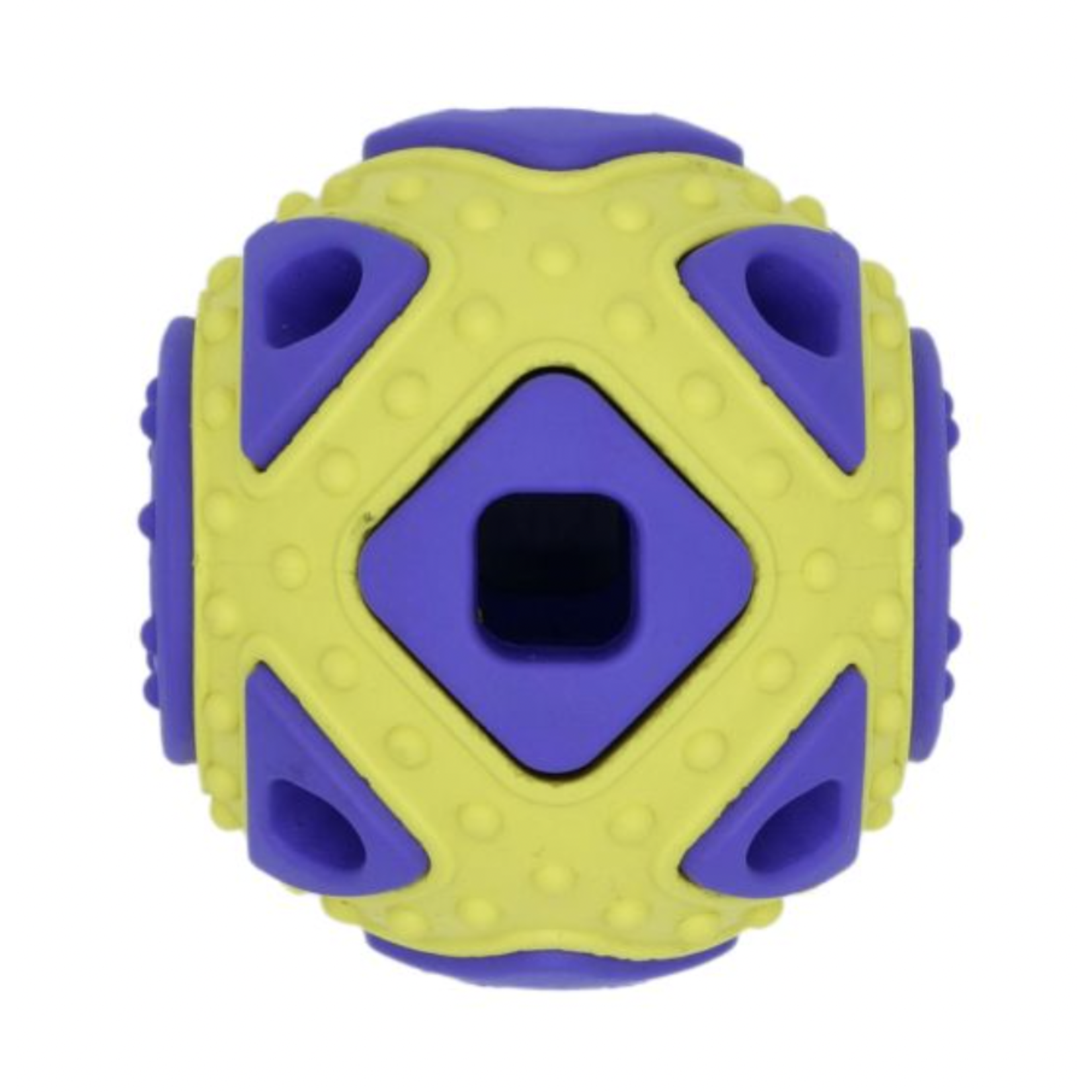 BUD-Z Bud'Z Rubber Astro Squared Yellow Dog 2.5in