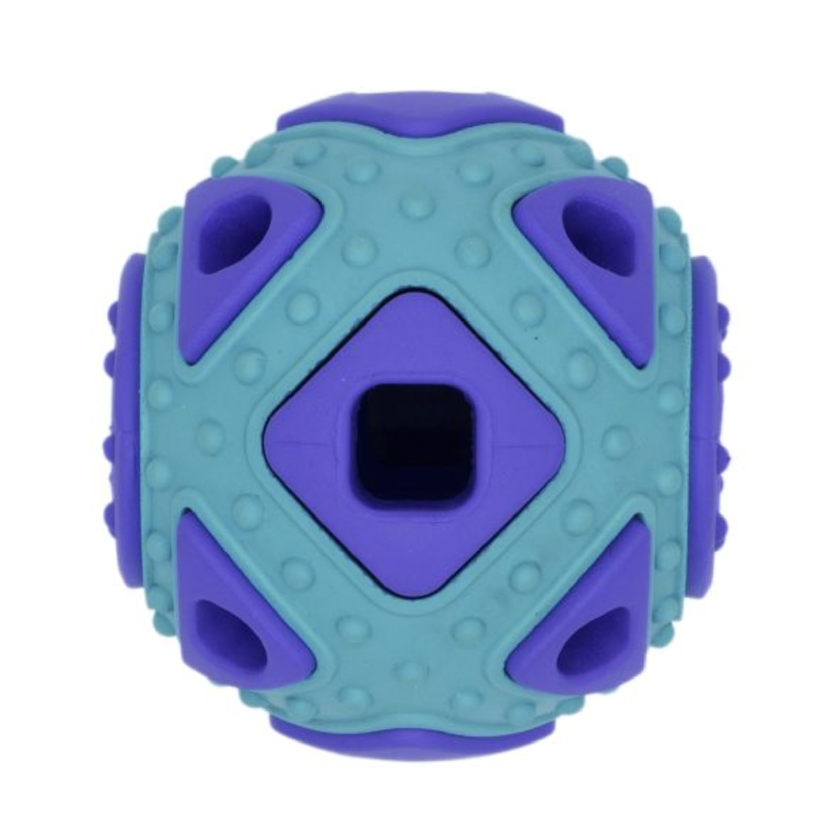 BUD-Z Bud'Z Rubber Astro Squared Blue Dog 2.5in