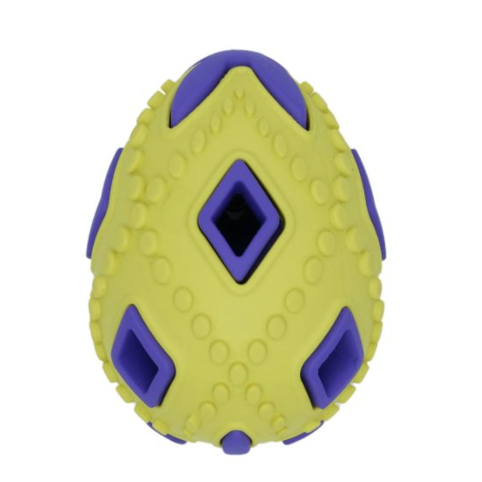 BUD-Z Bud'Z Rubber Astro Egg Yellow Dog 2.5in