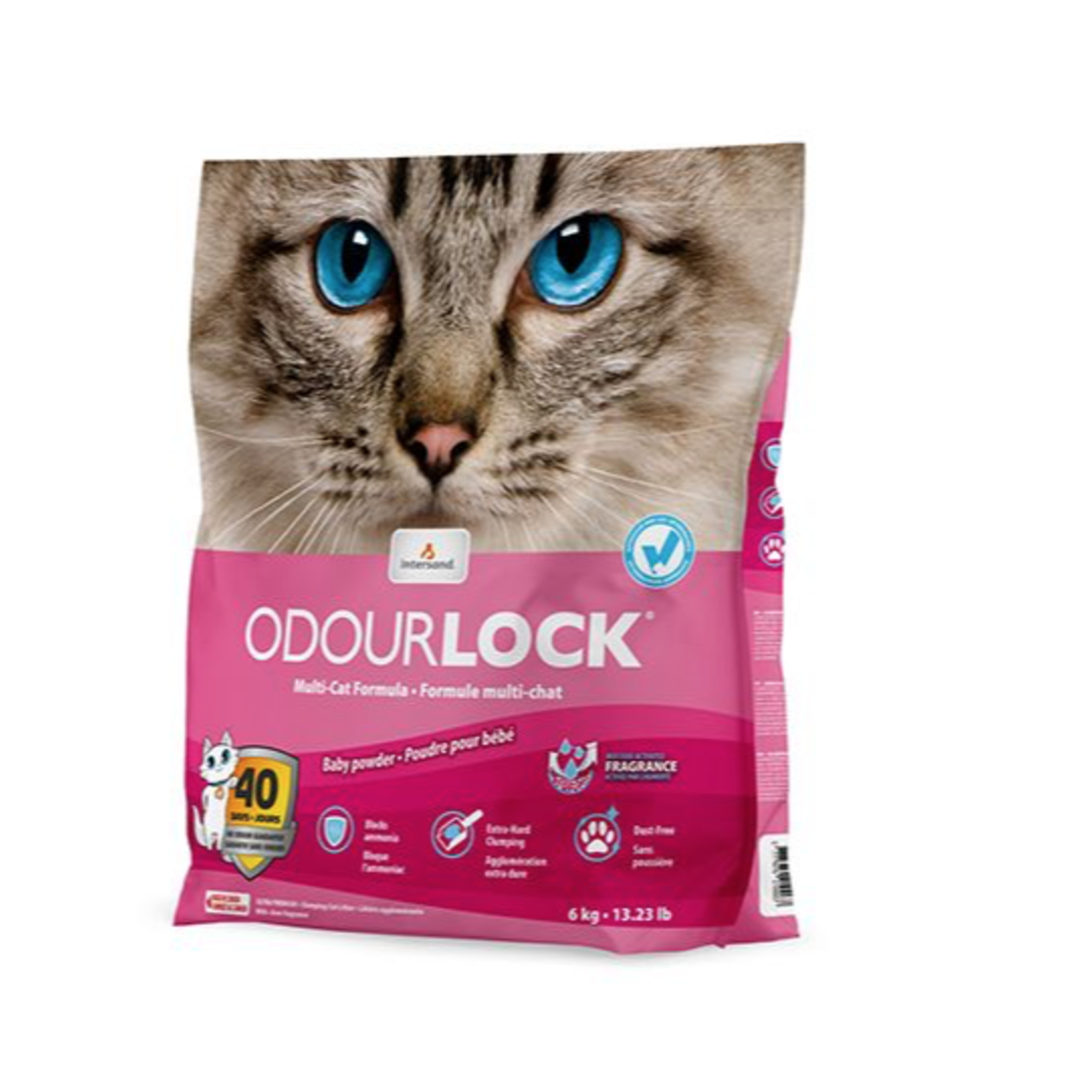 ODOURLOCK Odourlock Ultra Premium Babypowder Clumping Litter Cat 6kg