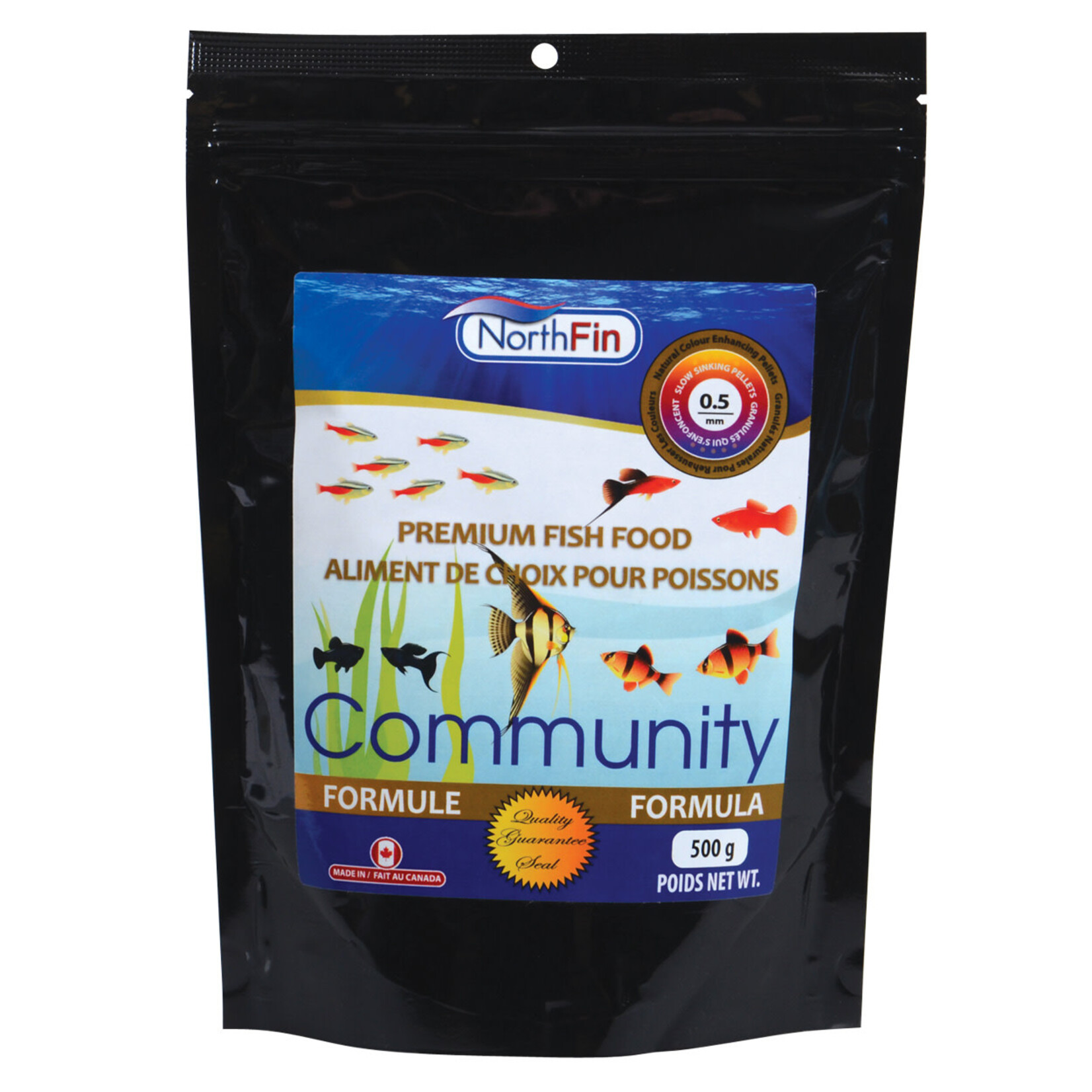 NORTH FIN (W) NORTHFIN Community Formula - 0.5 mm Slow Sinking Pellets - 500 g