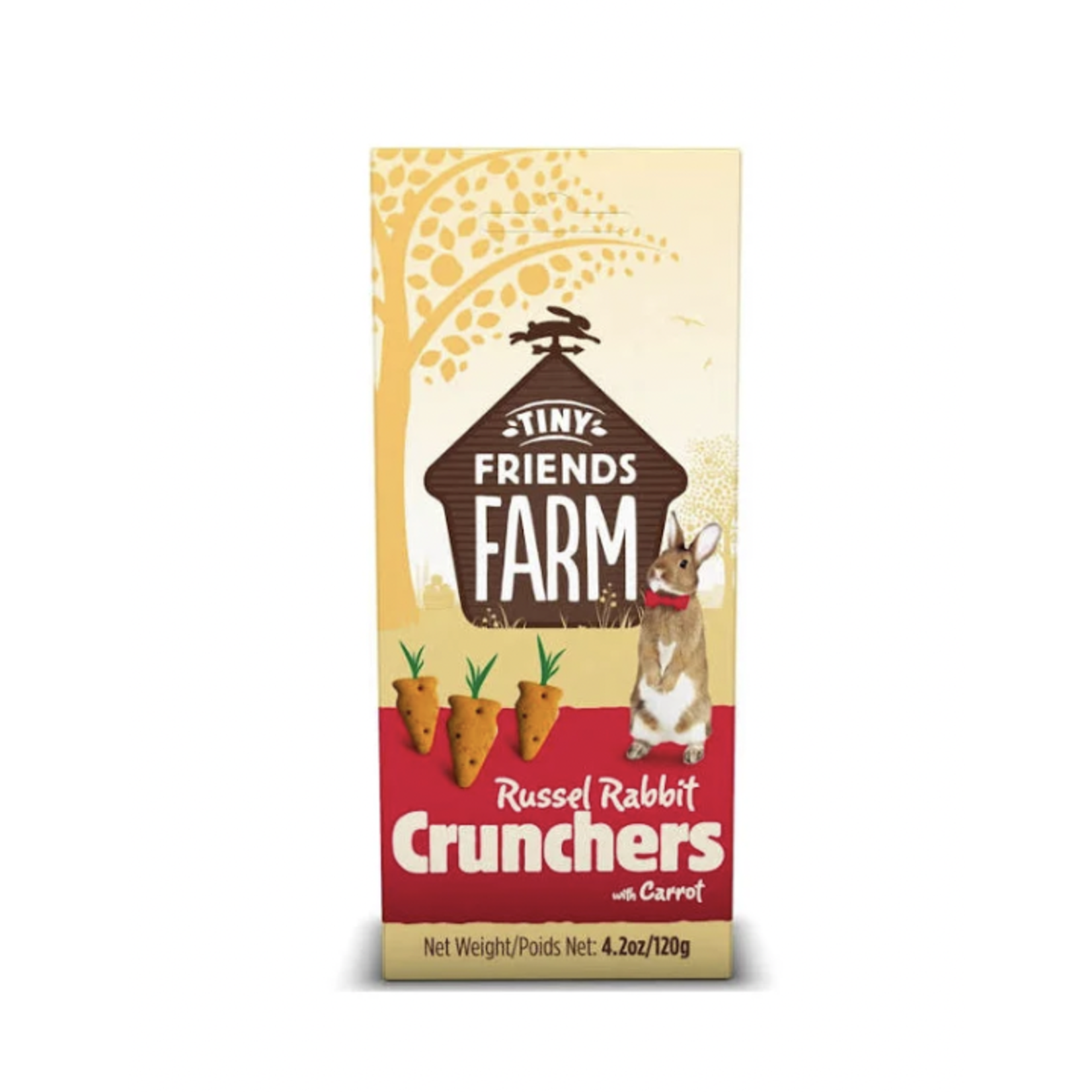 SUPREME SUPREME - Tiny Friends Farm Russel Rabbit Carrot Crunchers 4.23oz