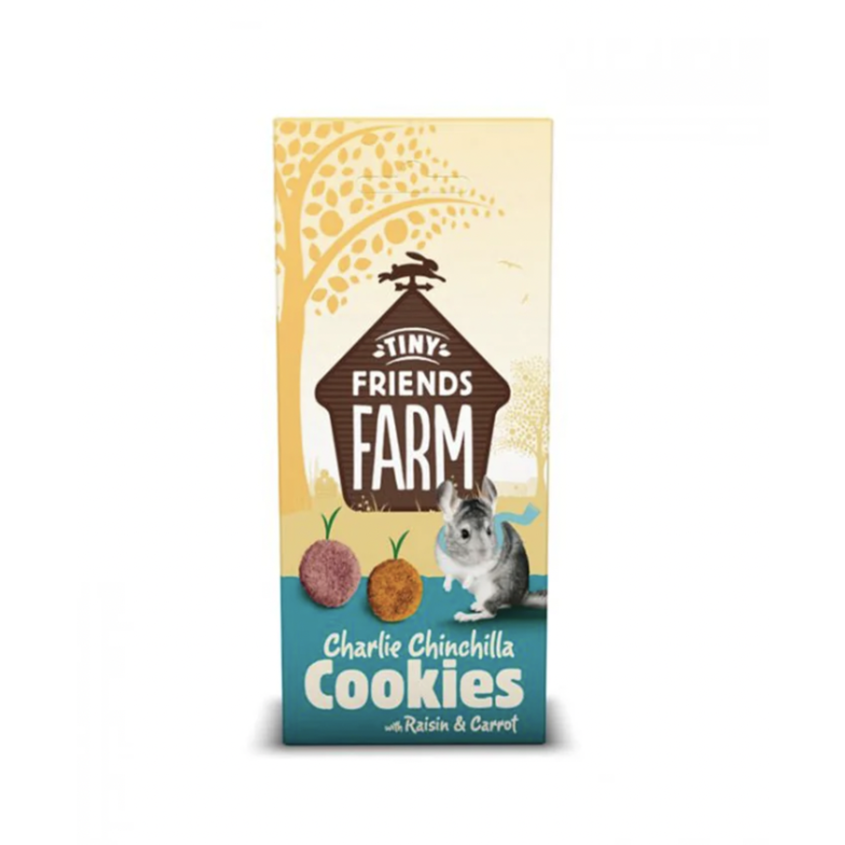 SUPREME SUPREME – Tiny Friends Farm Charlie Chinchilla Cookies With Raisin & Carrot 4.23oz