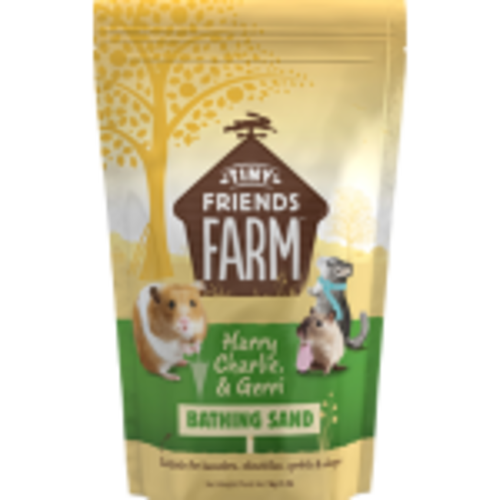 SUPREME SUPREME – Tiny Friends Farm Charlie, Harry & Gerri Bathing Sand (Hamsters, Gerbils, Chinchillas & Degus) –1kg/ 2.2lbs