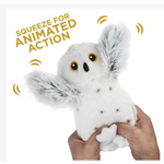 TALL TAILS Tall Tails – LIMITED EDITION Animated Plush Snow Owl with “Twitchy Wings” Toy – 8″