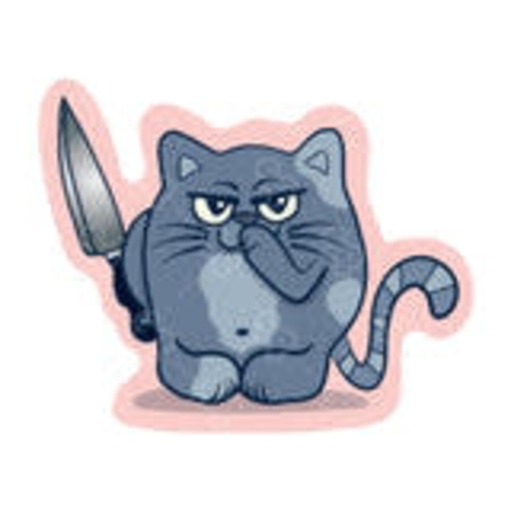 STICKER PACK Cat Knife - Sticker - Large
