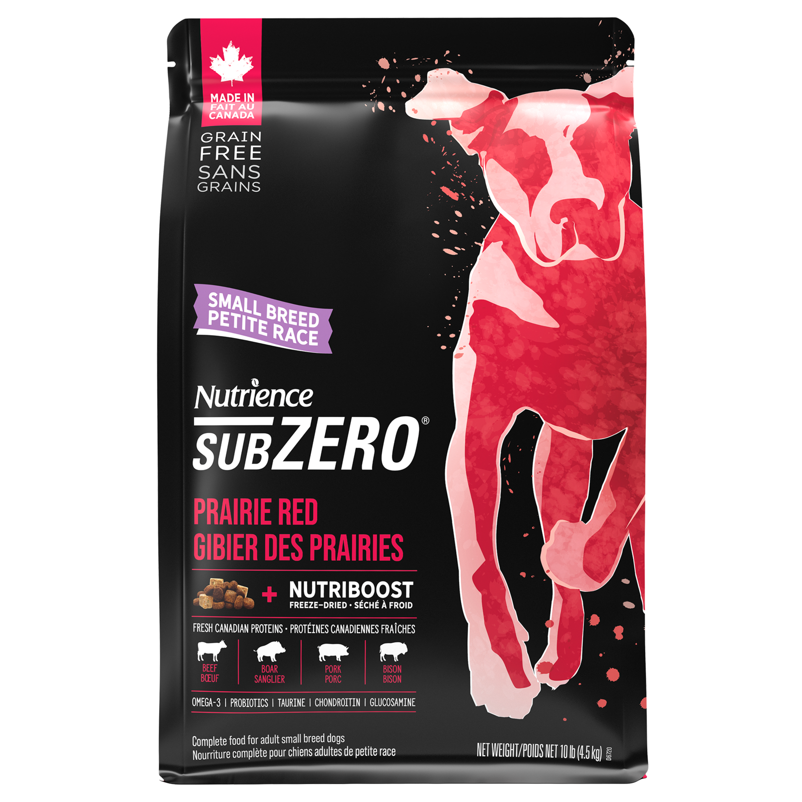NUTRIENCE Nutrience SubZero Small Breed Dog Food - Prairie Red - 4.5 kg (10 lb)