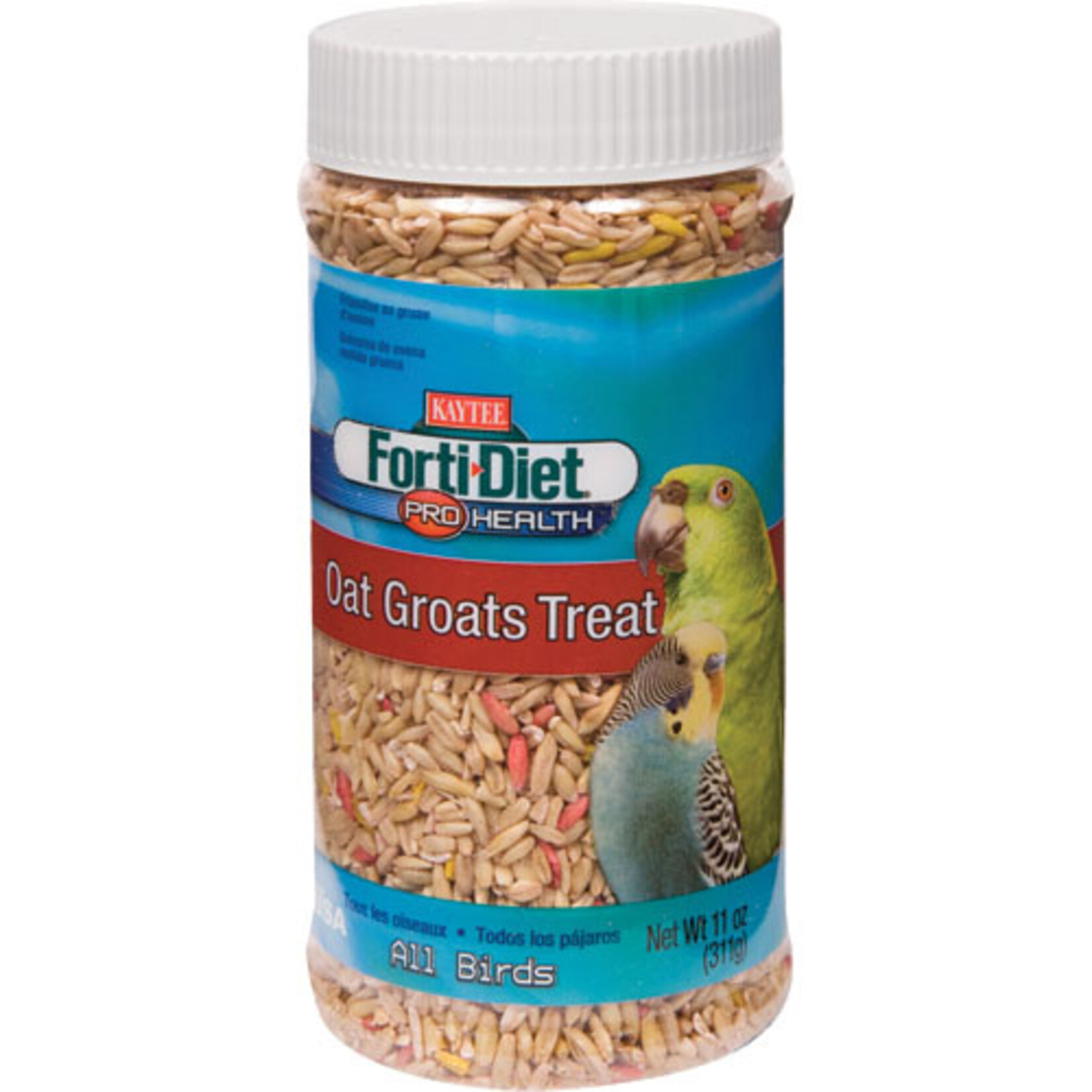 KAYTEE Forti-Diet Pro Health Oat Groats Treat for All Birds - 11 oz