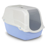 BERGAMO Bergamo Romeo Litter Pan With Top Azure Blue Cat 1pc 57x39x41cm