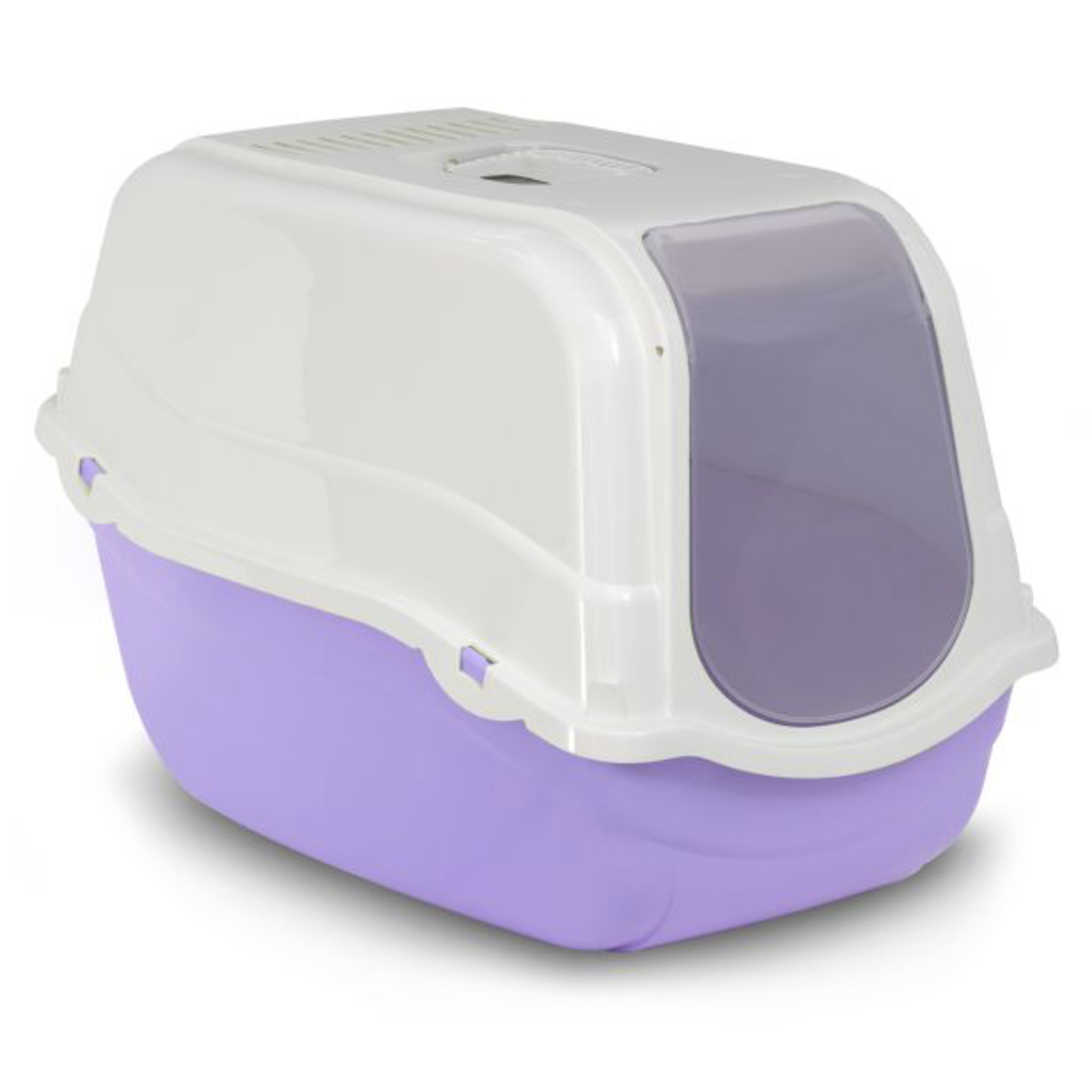 BERGAMO Bergamo Romeo Litter Pan With Top Lilac Cat 1pc 57x39x41cm